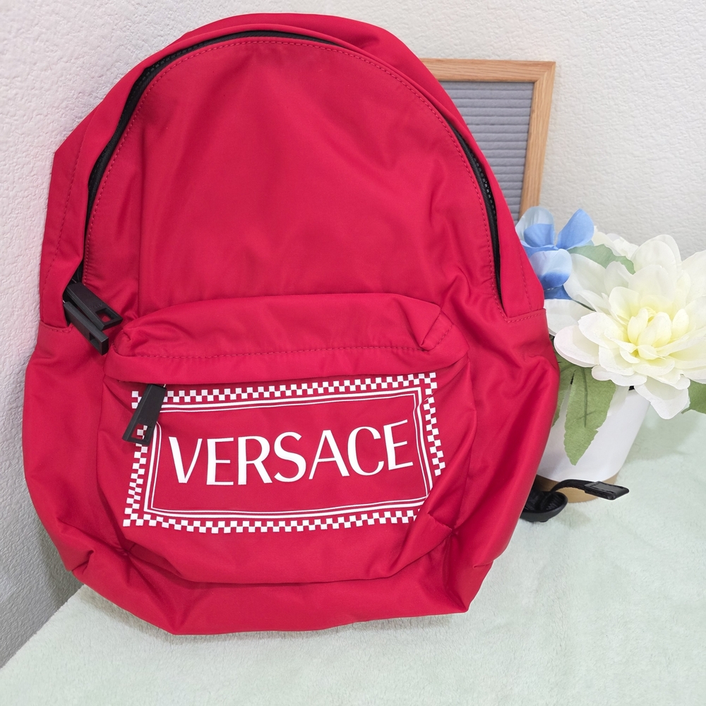🔹️FINAL SALE🔹️Authentic Versace Red Backpack